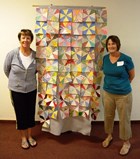 Mary Nurmi and Jeanne Parent - Winners of March Block of the Month